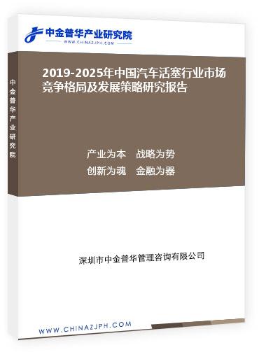 2019-2025年中國汽車活塞行業(yè)市場競爭格局及發(fā)展策略研究報告
