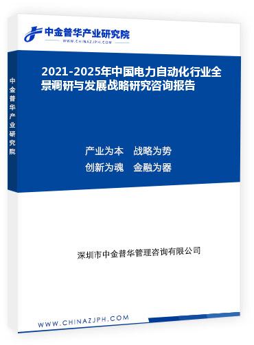 2021-2025年中國(guó)電力自動(dòng)化行業(yè)全景調(diào)研與發(fā)展戰(zhàn)略研究咨詢(xún)報(bào)告